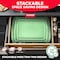 Bakken- Swiss BAKKEN 3-Piece Nonstick Baking Pan Set, Carbon Steel, PFOA-Free, Oven Safe, 450 DegF, Green Marble BKWAV3PGRE - alternate 6