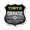 Signmission Tony's Garage I Can Fix Everything But Stupid, 6 Inch X 6 Inch, Plastic Sign SHI-P-6-490-TONY - alternate 1