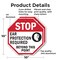 Signmission Stop Ear Protection Required Beyond, 10 inch X 10 inch, Aluminum Metal Signs, 2PK OC-A-2PACK-10-178 - alternate 6