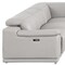 Homeroots Ash Gray Leather Modular U Shaped Eight Piece Corner Sectional 643957 - alternate 6