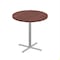 Correll Round Cafe Table, 48 in W, 48 in L, 42 in H, Particleboard Top, Mahogany SXB48R-20-98-20 - alternate 1
