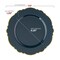 Smarty Had A Party Navy w/Gold Rim Round Blossom Plastic Dinnerware  Set (120 Dinner Plates+120 Salad Plates), 240PK 4840NG-VP-CASE - alternate 6