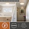 Vaxcel Aurelia 16-in Brushed Gold Contemporary Round LED Flush Mount Ceiling Light Alabaster Shade C0357 - alternate 5