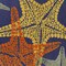 Homeroots 9' X 12' Blue Yellow And Orange Starfish Indoor Outdoor Area Rug 546865 - alternate 4