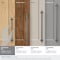Amerock Davenport 7-9/16 inch 192mm Center-to-Center Gunmetal Cabinet Pull BP36618GM - alternate 3