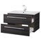 Cutler Silhouette Collection 30 in Wall Mount Bathroom Vanity - 2 Drawers With Top, Zambukka FV-ZAMBUKKA30 - alternate 4