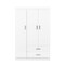 Homeroots White Solid and Manufactured Wood Bedroom Set 592875 - alternate 7
