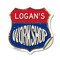 Signmission Logan's Workshop, 12 Inch X 12 Inch, Vinyl Decal SHI-D-12-489-LOGAN - alternate 1