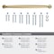 Amerock Renown 12 inch 305mm Center-to-Center Champagne Bronze Appliance Pull BP54055CZ - alternate 3
