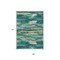 Homeroots 9' X 12' Emerald And Lime Green Abstract Washable Indoor Outdoor Area Rug 612501 - alternate 5