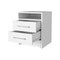 Homeroots 20" White Wood Two Drawer Nightstand 534901 - alternate 8