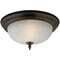 Boston Harbor Two Light Flush Mount Ceiling Fixture, 120 V, 60 W, 2-Lamp, A19 or CFL Lamp F51WH02-1005-ORB - alternate 1