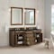 James Martin Vanities Bristol 72" Double Vanity, Saddle Brown, w/ 3 CM Phantome Eclos Top 157-V72-SBR-3PHT - alternate 5