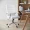 Flash Furniture Contemporary Chair White High Back Exec Chair, Fixed Arms, 18-1/4" to 22-1/4" Height GO-2286H-WH-GG - alternate 16