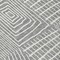 Homeroots 8' Gray And Ivory Round Geometric Washable Indoor Outdoor Area Rug 596934 - alternate 5