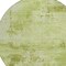 Homeroots 8' Lime Green And Ivory Round Abstract Washable Indoor Outdoor Area Rug 602715 - alternate 8