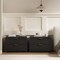 Manhattan Comfort Grace 28in Nightstand in Black and Gold - Set of 2 2-NS007-GBK - alternate 1
