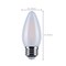 Satco 4.5W LED B11, 3000K-2000K Warm Dimming, Medium Base, Frost S12160 - alternate 4