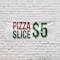 Signmission Pizza Slice $5, 36 Inch x 96 Inch, Vinyl Banner B-96-30809 - alternate 2