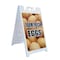 Signmission Farm Fresh Eggs, A-Frame & 2 Decals Installed, Heavy-Duty Plastic Frame SBHD-D-2436-Farm Fresh Eggs - alternate 1