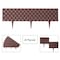 Gardenised Set of 8 Pcs Decorative Rattan-Inspired Plastic Landscape Edging and Garden Fence Borders in a QI004675.8 - alternate 8