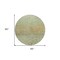 Homeroots 8' Artichoke Green Ivory And Brown Round Abstract Washable Indoor Outdoor Area Rug 603073 - alternate 5