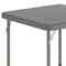 Flash Furniture Paige 24x24 Kid's Granite Gray Plastic Folding Table with Locking Legs RB-2424-KID-GY-GG - alternate 8