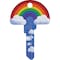 Lucky Line Rainbow Key Shapes Decorative House Key - SC1 B148S - alternate 6