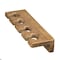 Homeroots Traditional Solid Teak Wall Mount Toothbrush Holder 475841 - alternate 5