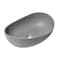 Alfi Brand 23 inch Solid Concrete Wavy Oval Above Mount Vessel Sink ABCO23O - alternate 8