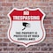 Signmission No Trespassing Shield Sign This Property, 12 inch X 12 inch, Plastic Sign, 2PK SHI-P-2PACK-12-424 - alternate 5