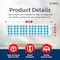 Dribbl Electric Bubble Massage Bathtub Mat, Non-Slip Full-Body Waterproof Hot Tub Motorized Air Pump DRIBHOSPABBAQUA - alternate 5