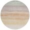 Homeroots 8' Coral Round Striped Washable Indoor Outdoor Area Rug 608147 - alternate 6