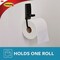 Command Bath Matte Black Adhesive Toilet Paper Holder 2 Strips BATH53-MB-ESF - alternate 4