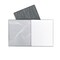 C-Line Products 8-1/2" x 10-7/8"  Charcoal and White Stripes Hardbound Notebook, 1/EA 24100 - alternate 4