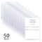 C-Line Products 8-1/8" x 11-1/4" Clear 35mm Ring Binder 3-1/2 x 5 Photo Storage Pages, 50/BX 52572 - alternate 1