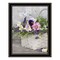 Homeroots Fresh Garden Basket Black Framed Print Wall Art 530172 - alternate 1