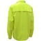 Gss Safety Non-ANSI Lightweight Rip Stop Button Front Shirt, 96% Polyester/4% Spandex, Lime, L 7507-LG - alternate 2