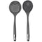 Oster Ridgecrest 2 Piece Silicone Kitchen Tool Skimmer and Ladle Set in Gray 143734.02 - alternate 1