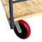 5Seconds Brand BOONE HeavyDuty hardwood Industrial Platform Cart 60inX30in, 3300lbs Capacity, 8ft red swivel wheel 555025 - alternate 5