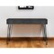 Homeroots 47" Gray and Black Computer Desk With Two Drawers 403814 - alternate 3