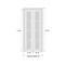Sartodoors Sliding Closet Bi-fold Doors, Felicia 3312 White Silk with Frosted Glass, Sturdy Tracks Moldings T FELICIA3312BF-WS-56 x 80 (2* 28x80) - alternate 3