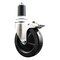 Service Caster 5 Inch 316SS Soft Rubber Swivel 1-1/2 Inch Expanding Stem Caster Lock Brake SCC SCC-SS316TTLEX20S514-SRS-112 - alternate 1