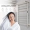 Anzzi Eve Series 8-Bar Wall Mounted Electric Bathroom Towel Warmer Rack in Brushed Nickel Finish TW-AZ012BN - alternate 5