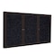 Ghent 3 Door Enclosed Recycled Rubber Bulletin Board, Bronze Aluminum Frame, 4'H x 8'W, Confetti PB34896TR-CF - alternate 1