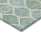 Homeroots 5' X 8' Sage Ivory And Teal Blue Floral Medallion Washable Indoor Outdoor Area Rug 614630 - alternate 7