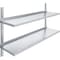 Amgood 16 in. x 60 in. Two-Tier Metal Wall Mount Shelf WSD-1660-Z - alternate 1