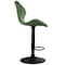 Elama Vintage Faux Leather Adjustable Bar Stool in Green with Black Base ELM-799-45-GRN - alternate 5