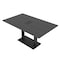 Skutchi Designs Rectangle Conference Table With Power, 36 in W, 72 in L, Grey HAR-REC-36X72-DOU.BK-WA7949-EBLK - alternate 1