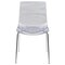 Leisuremod Astor Water Ripple Design Dining Chair, Clear, 2PK AC20CL2 - alternate 6